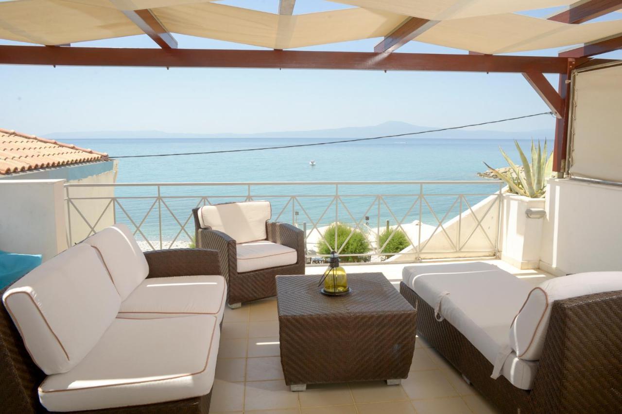 Agali 2 Superior Mezonet Front Of The Sea Apartment Akrogiali Exterior foto